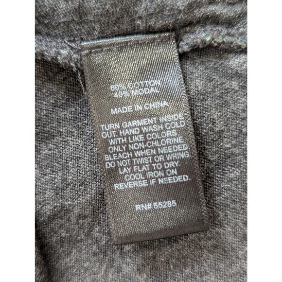 EXPRESS! DREAMWEIGHT COTTON SEQUINNED TANK TOP, SHIRT, MIDNIGHT GRAY! SZ S - Picture 7 of 9